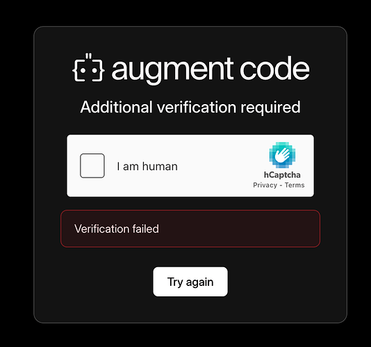 【求助】Augment Code 如何过登录验证码 - 搞七捻三 - LINUX DO