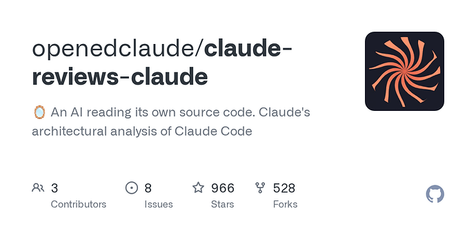 【940 stars】 Claude reviews Claude 源码自我剖析，Claude 眼中的老己 - 搞七捻三 - LINUX DO