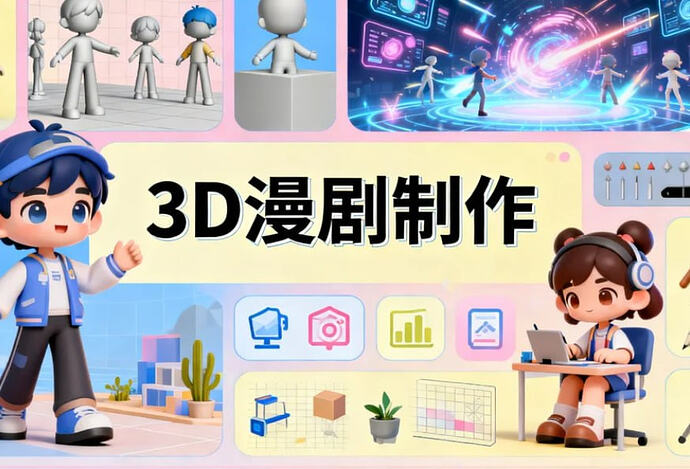 3D漫剧制作实战课