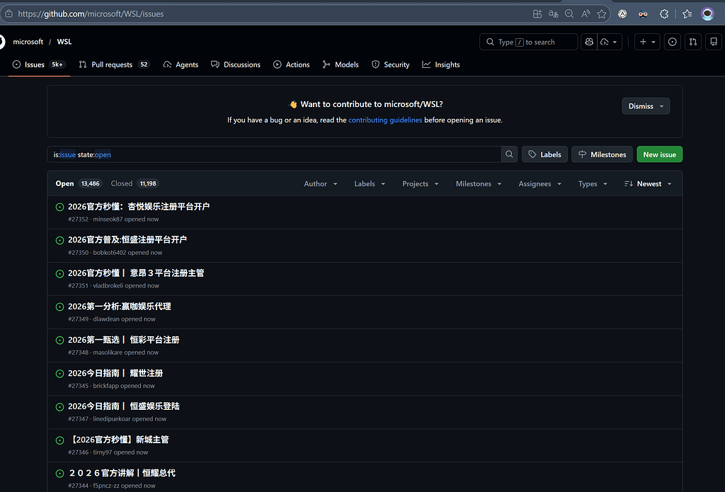 wsl issue投毒这么多了么 - 搞七捻三 - LINUX DO