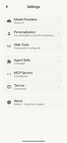 分享一下开发进度：「Aether 扶摇」Android 高颜值本地 Agent - 开发调优 - LINUX DO