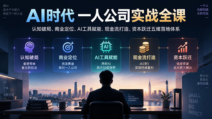 AI时代一人公司实战课