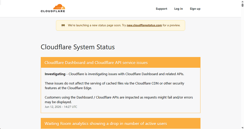 cloudflare又宕机了？ - 搞七捻三 - LINUX DO