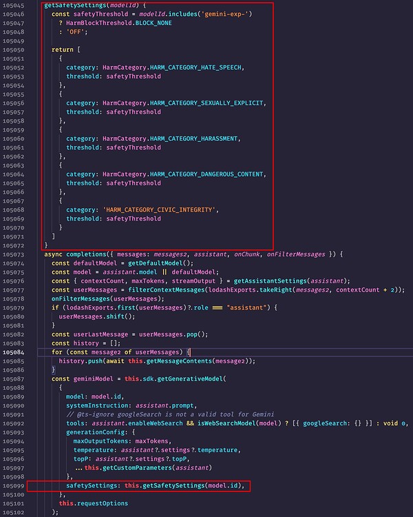 Cherry Studio gemini 安全设置完全关闭（提前尝鲜） - 开发调优 - LINUX DO