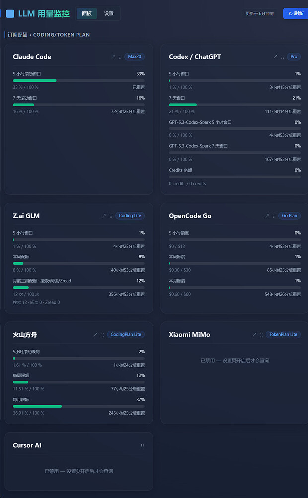 开通了opencode go后，如何优雅的查询余量 - 开发调优 - LINUX DO