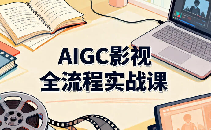 AIGC影视全流程实战课,从分镜生成到后期剪辑