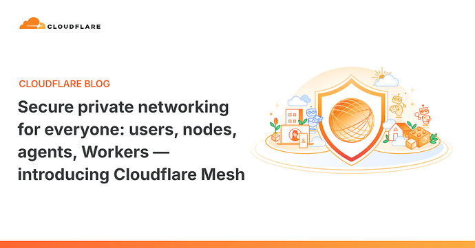 Cloudflare Mesh 发布了 组建个人私有局域网 - 前沿快讯 - LINUX DO