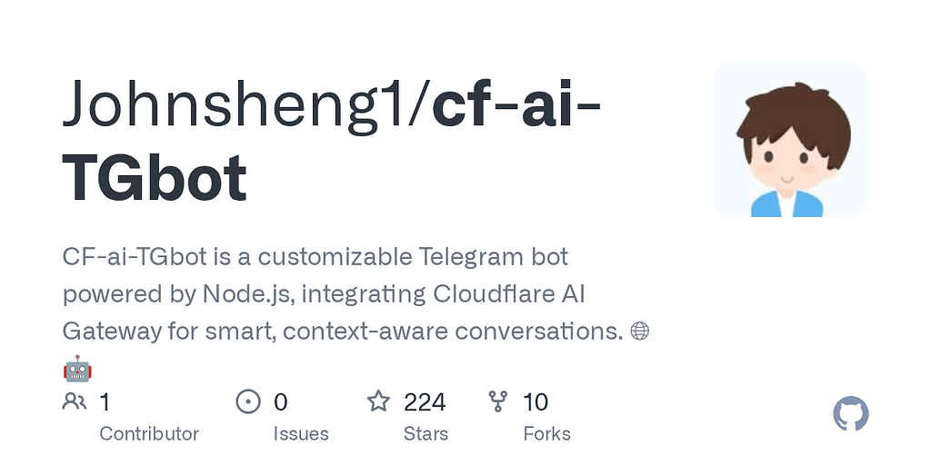 我的项目：CF-ai-TGbot大更新，新增demo，欢迎体验 - 开发调优 - LINUX DO