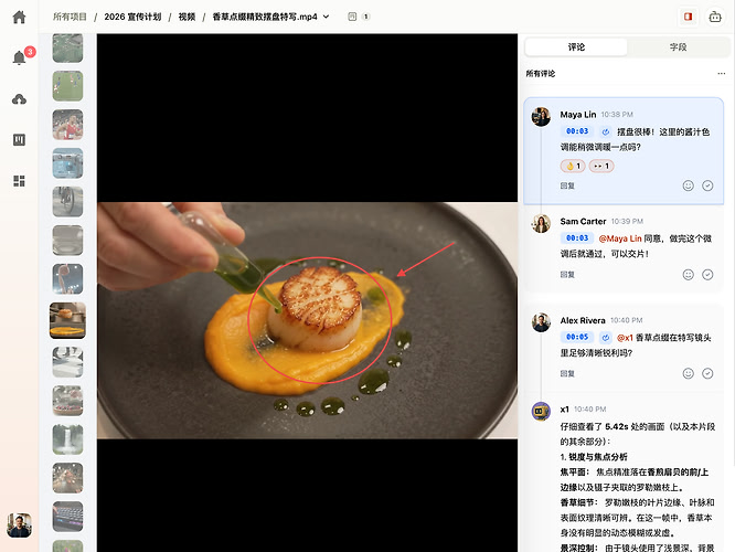 时间戳评论和标注
