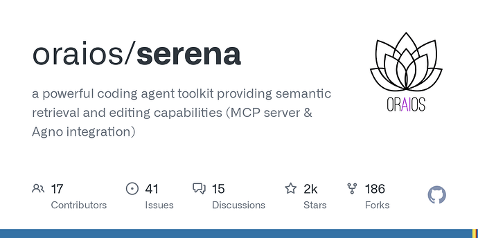 serena-mcp 貌似很牛啊 - 资源荟萃 - LINUX DO