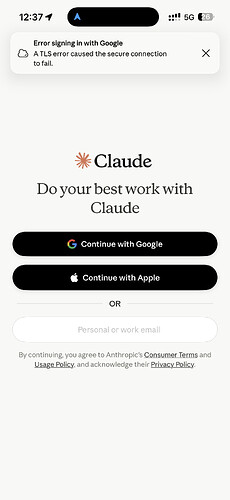 iOS Claude app登陆问题 - 搞七捻三 - LINUX DO