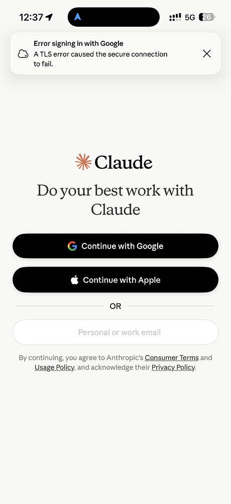 iOS Claude app登陆问题 - 搞七捻三 - LINUX DO