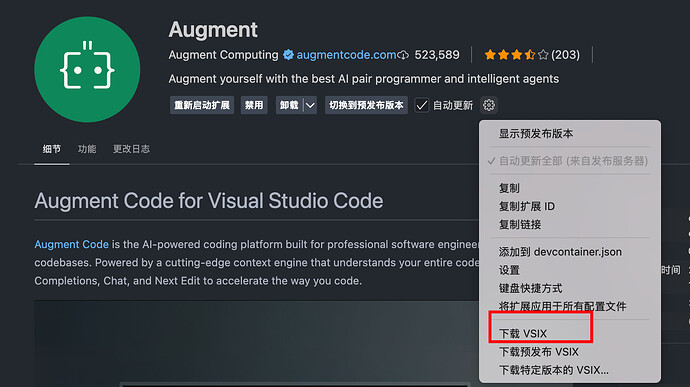 【教程】在Cursor中安装Augment Code插件 - 第 3 页 - 开发调优 - LINUX DO