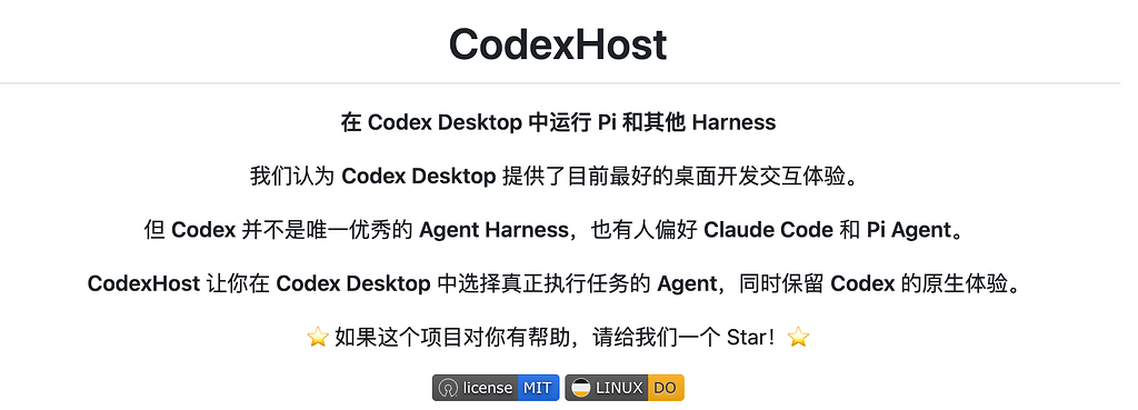 在 Codex GUI 里用 Pi、CC、OMP、Grok Build - 第 10 页 - 开发调优 - LINUX DO