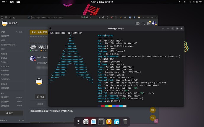 逐渐不想折腾archlinux - 搞七捻三 - LINUX DO