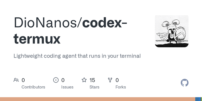 有人在安卓termux上面成功使用codex吗 - 第 3 页 - 开发调优 - LINUX DO