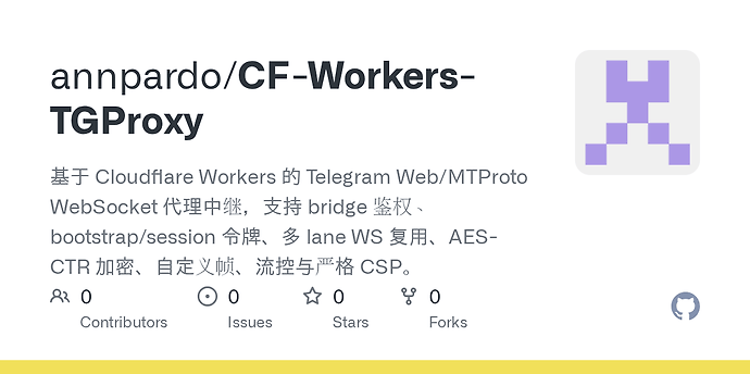 Cloudflare worker部署telegram web proxy，新增实时监控流量统计运行时间功能 - 开发调优 - LINUX DO