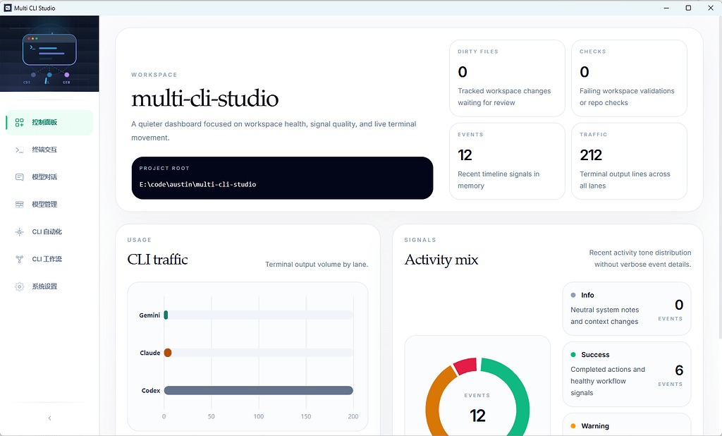 【开源】Multi CLI Studio 跨CLI 终端，释放双手，给我狠狠蹬起来！ - 开发调优 - LINUX DO
