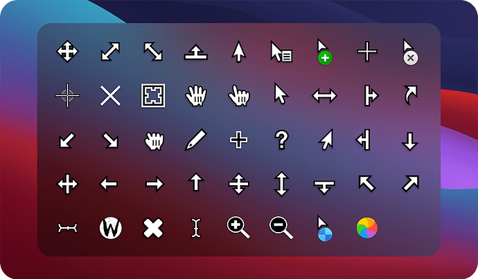 〖Windows7-11均可使用〗Mac OS 高还原度鼠标光标下载 - 搞七捻三 - LINUX DO