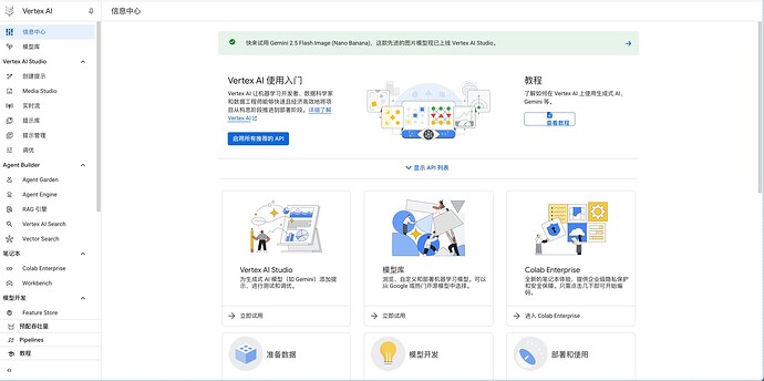 Vertex AI改版了，可以直接创建API密钥了 - 前沿快讯 - LINUX DO