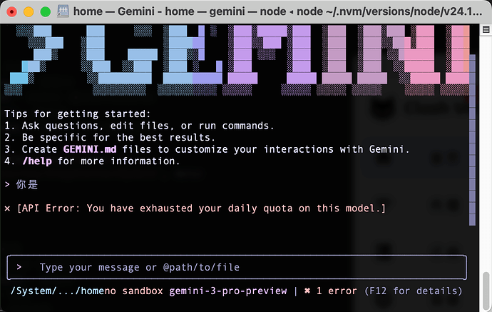 gemini cli如何使用gemini 3 pro教程（已失效） - 开发调优 - LINUX DO