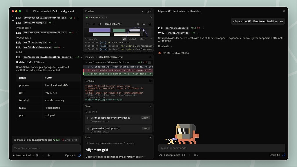 Claude Code 桌面版 新版发布 - 前沿快讯 - LINUX DO