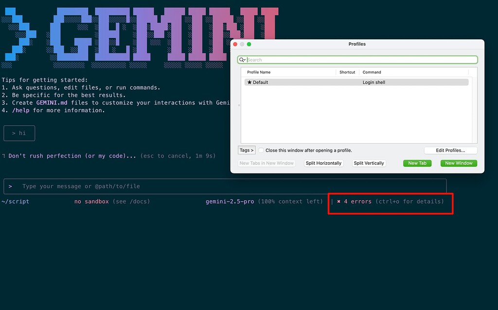 求大佬帮忙看看 Gemini Cli为啥不能运行了 - 开发调优 - LINUX DO