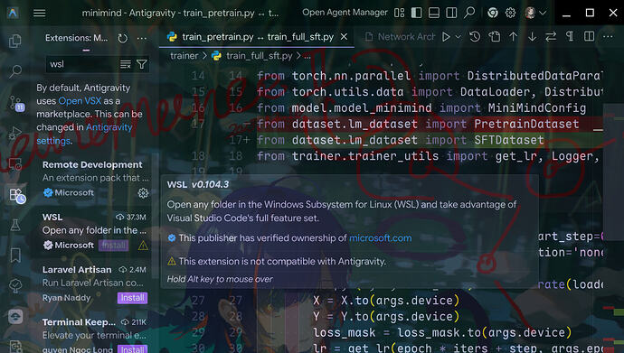antigravity导入vscode配置指南 - #18，来自 Camelia - 开发调优 - LINUX DO