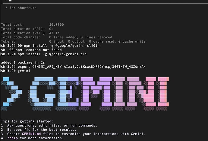Gemini CLI 可以用啦，大家快去试试 - 开发调优 - LINUX DO