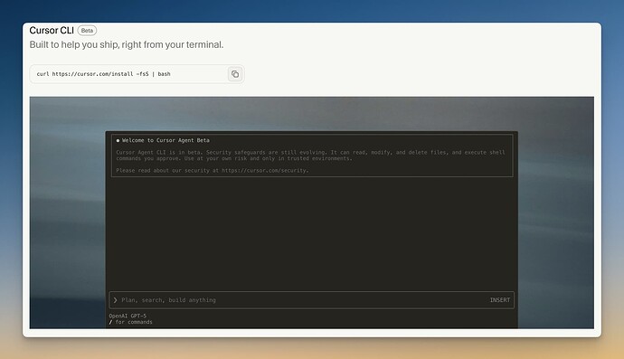 Cursor 发布 CLI 版本了 - 前沿快讯 - LINUX DO