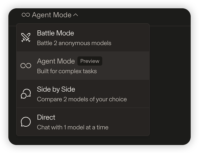 Arena 竞技场 更新了一个 Agent Mode - 前沿快讯 - LINUX DO