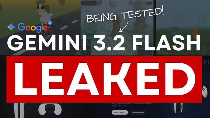 Gemini 3.2 flash现身 - 前沿快讯 - LINUX DO
