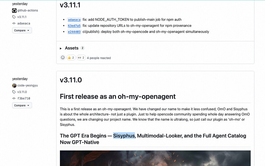【快讯】 oh-my-opencode 正式更名名 oh-my-openagent，并调整对GPT5.4支持力度 - 前沿快讯 - LINUX DO