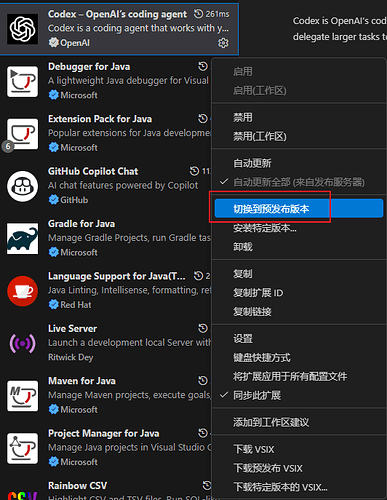 codex插件最新版支持中文，且windows端新增在WSL中运行选项 - #5，来自 KeeVor - 开发调优 - LINUX DO