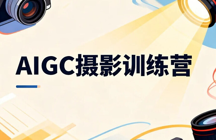 AIGC摄影训练营,AI置景+合成精修+多工具实操