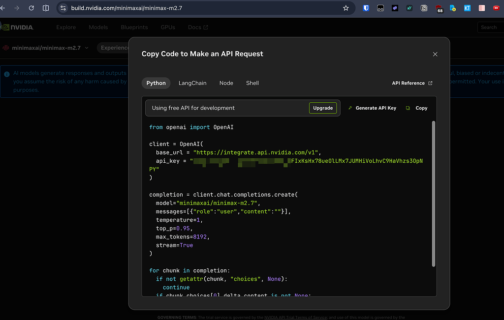 在 Claude Code 中使用 NVIDIA Nim (Minimax-m2.7) API 出错：未找到模型错误 - 搞七捻三 ...