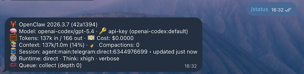 【openclaw】 openclaw 更新了，目前支持codex gpt-5.4 xhigh了 - 前沿快讯 - LINUX DO