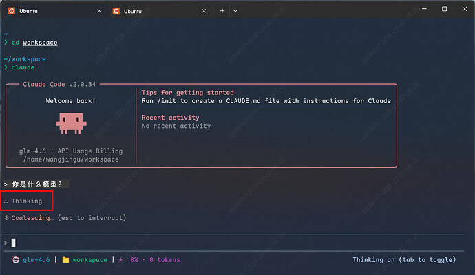 Claude code glm4.6 如何开启思考模式【已解决】 - 开发调优 - LINUX DO