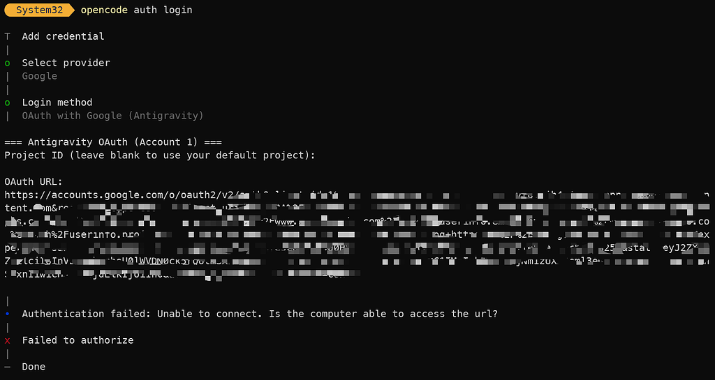 opencode-antigravity-auth 登录验证问题 - 开发调优 - LINUX DO
