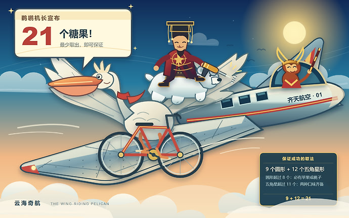 鹈鹕、孙悟空、北极熊与秦始皇的 SVG 插画截图