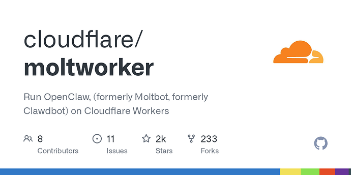 cf worker现在可以运行openclaw了（之前的clawdbot） - 开发调优 - LINUX DO