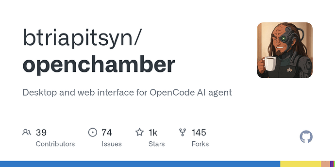 再次隆重向大家推荐opencode插件openchamber - 开发调优 - LINUX DO