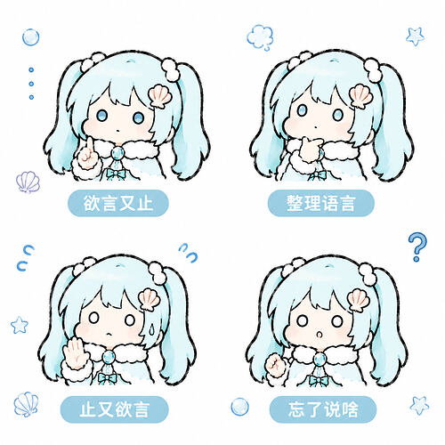 表情包-欲言又止