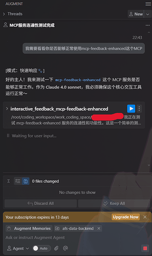 （已解决）求助：关于在WSL2下的Augment使用mcp-feedback-enhanced的问题 - 开发调优 - LINUX DO