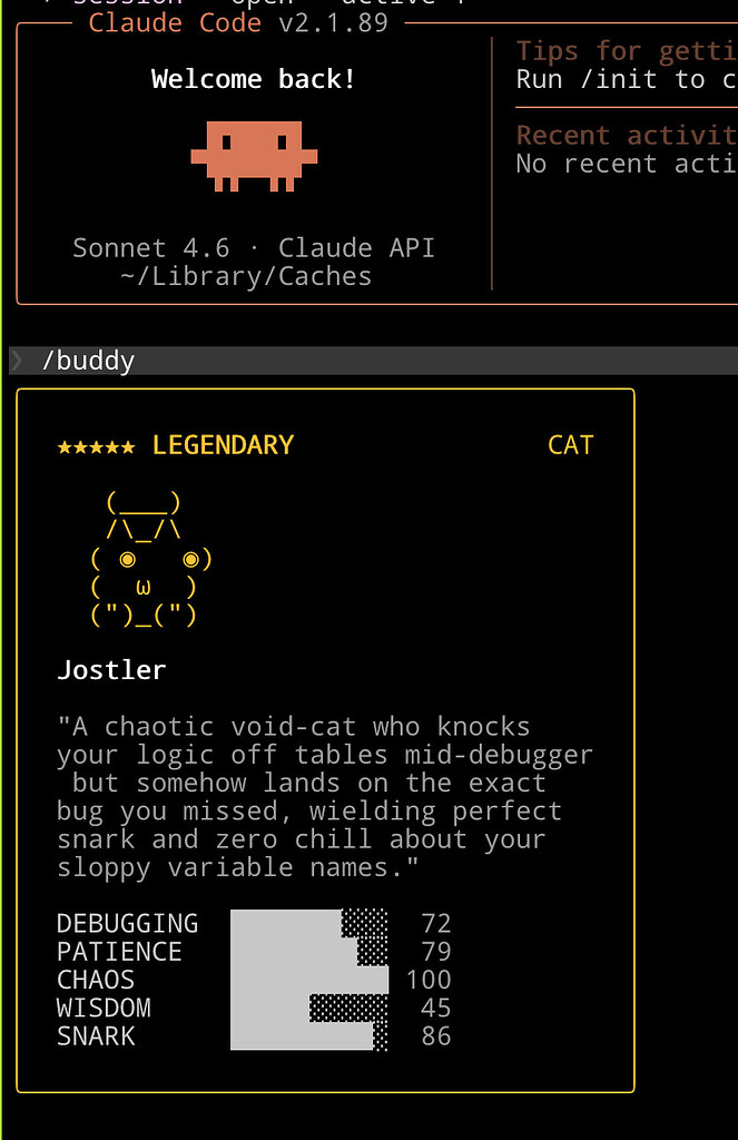 Claude Oauth登录刷 /buddy 宠物的方法找到了 - 开发调优 - LINUX DO