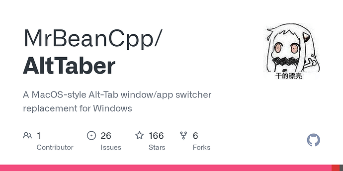AltTaber - MacOS 风格 Alt-Tab 窗口/应用切换器 - 资源荟萃 - LINUX DO