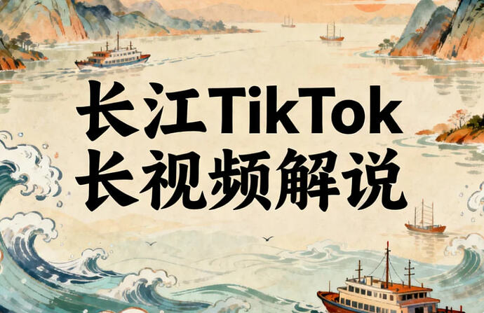 长江TikTok长视频解说课程