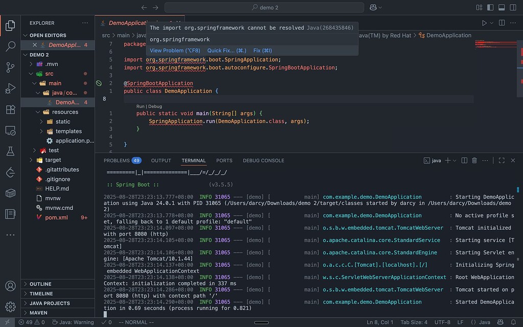 VS Code Java代码飘红，但是能运行 - 开发调优 - LINUX DO