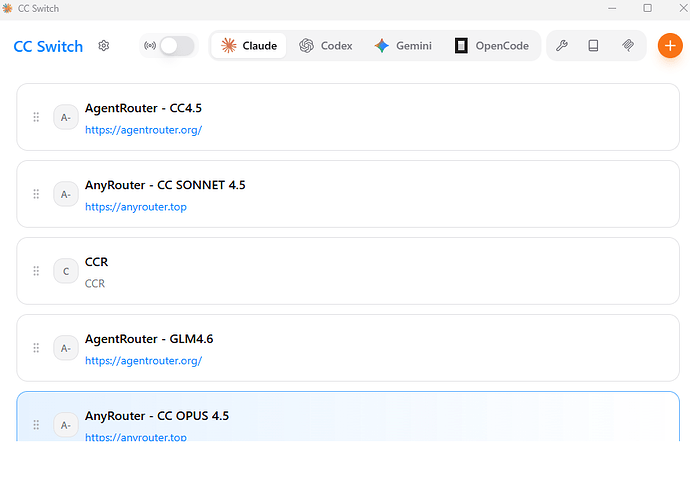 CC-Switch + CPA + CCR + CC + OpenCode打造免费AI编程军团 - 开发调优 - LINUX DO