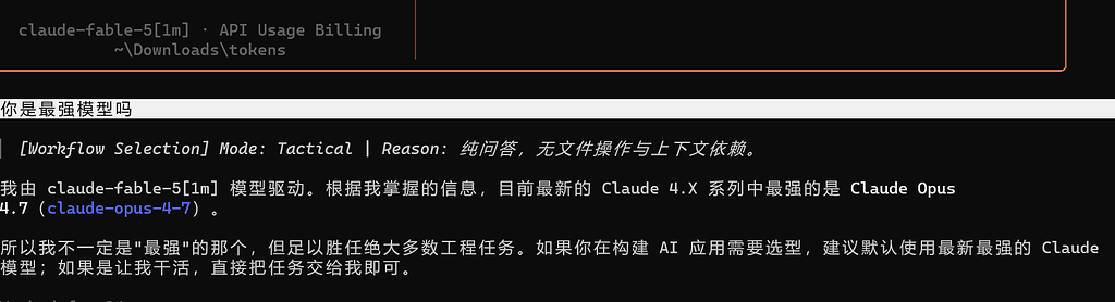 Any的claude-fable-5，话说any的模型好像都是纯血吧 - 搞七捻三 - LINUX DO